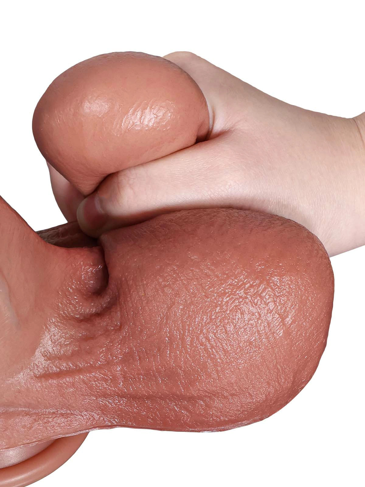 Magnus - Realistischer Dildo mit gleitender Haut & dickem Schaft - 26,7 cm