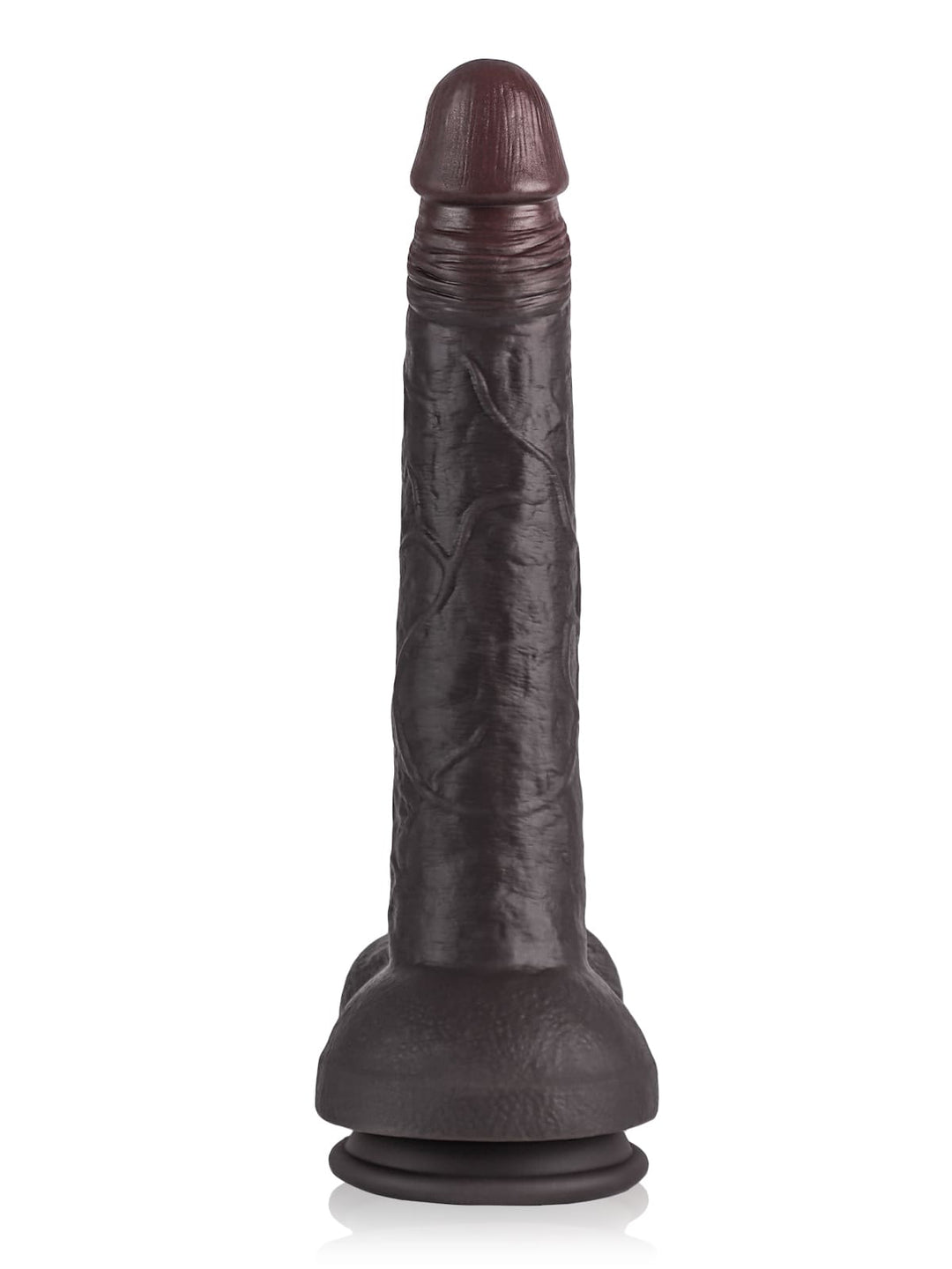 Phoenix - Realistischer Silikon Langer Dildo mit Gleitenden Hoden - 32.5Cm