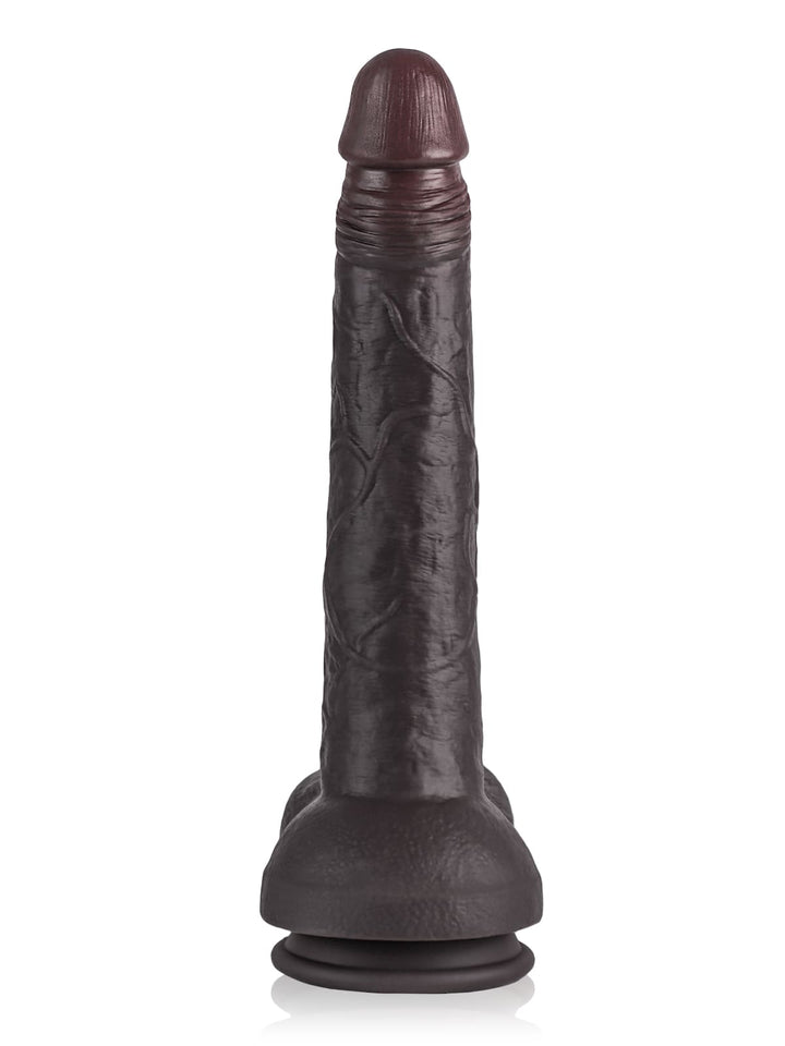 Phoenix - Realistischer Silikon Langer Dildo mit Gleitenden Hoden - 32.5Cm