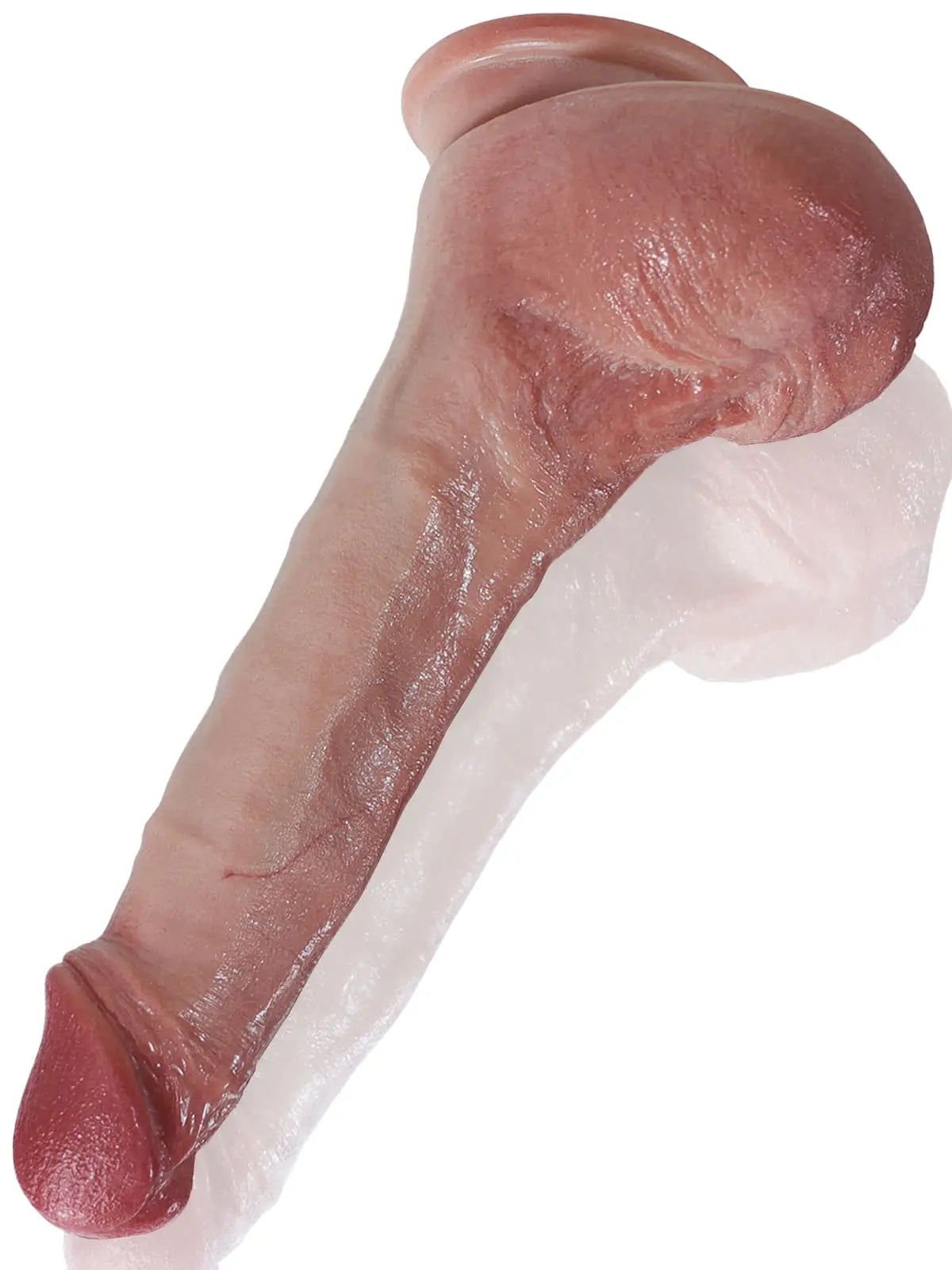 Rainer - Weicher, flexibler Silikon-Dildo mit stabilisierendem Kern - 20 cm