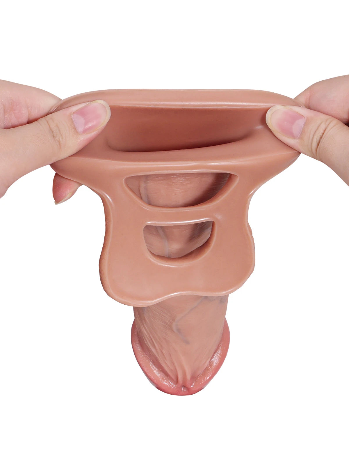 Randon - Realistische Penishülle mit Verlängerung, Weich und Flexibel - 21 cm