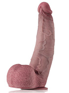 Raptor - XXXL Anal-Dildo mit Progressiver Verdickung und Gebogenem Schaft - 40,5 cm
