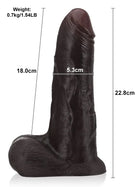 Ryder - Realistischer Dildo mit glatter, hautähnlicher Oberfläche, Vac-U-Lock - 22,8 cm