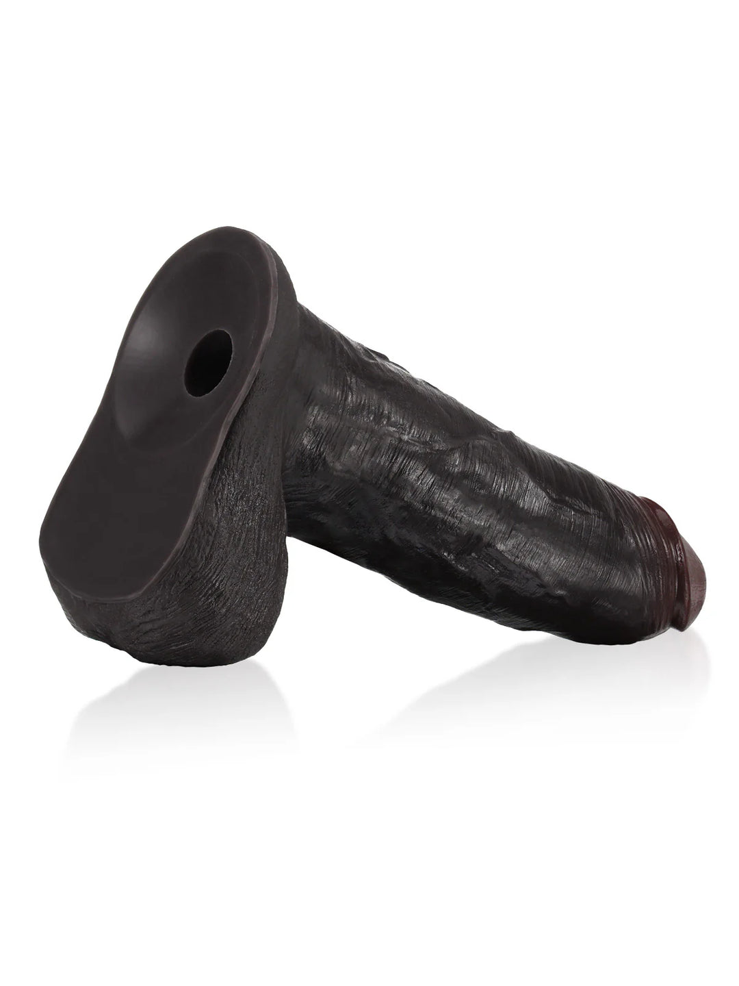 Ryder – Dicker Sliding Skin Dildo Mit Beweglichen Hoden 23Cm Black