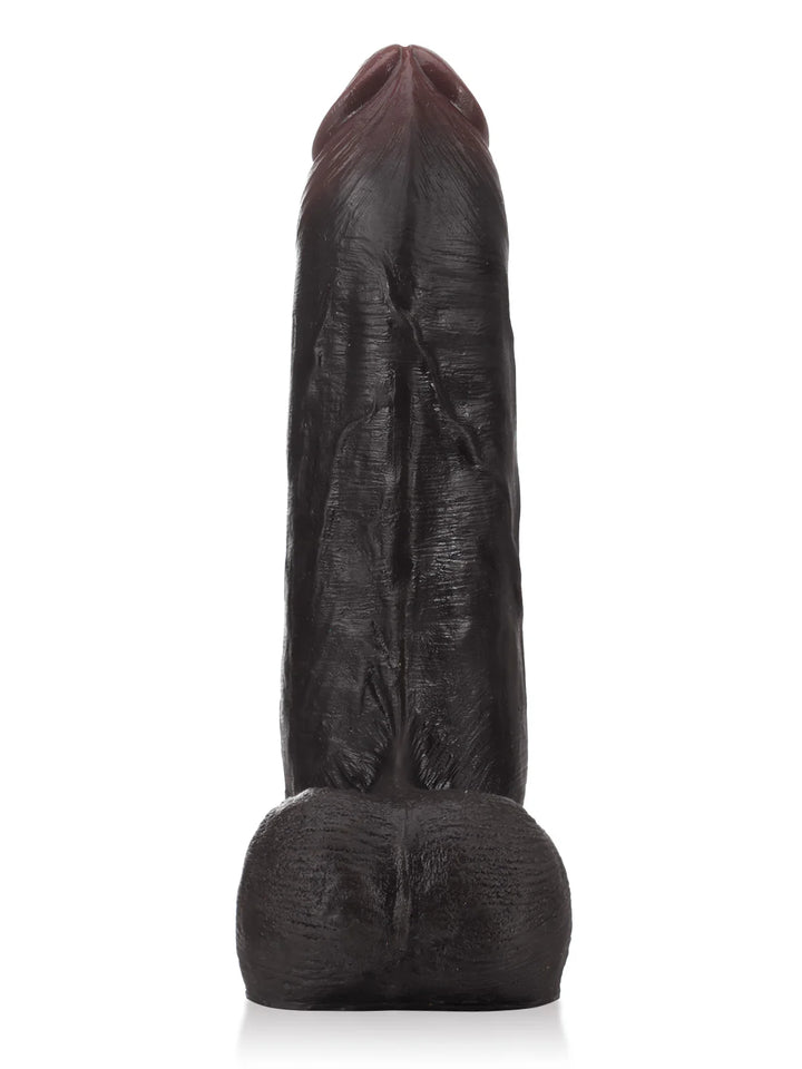 Ryder – Dicker Sliding Skin Dildo Mit Beweglichen Hoden 23Cm Black