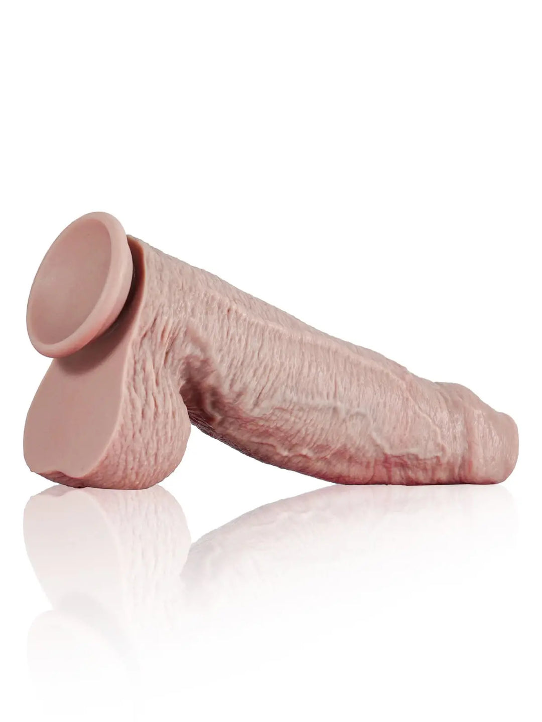 Birgit - Realistischer Weicher Sliding-Skin Dildo mit Hoden – 24,5cm