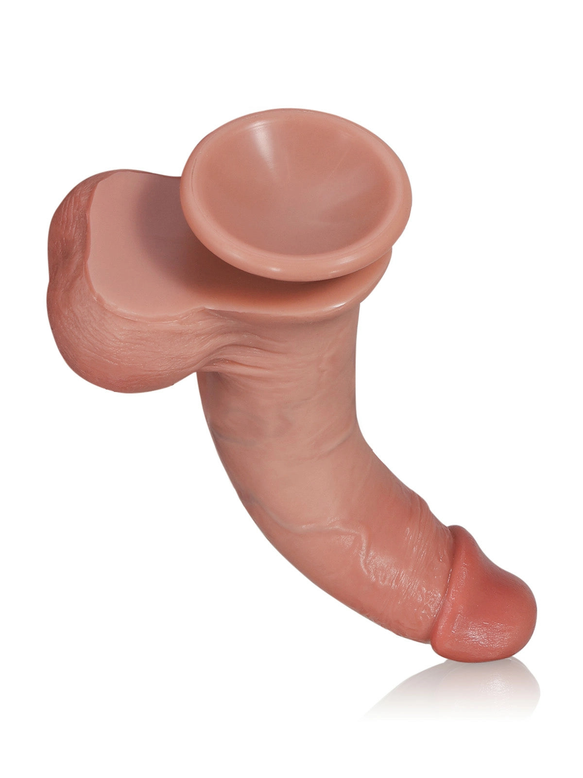 Sem - Realistischer Dildo mit Gleitender Haut und Beweglichen Hoden - 22 cm