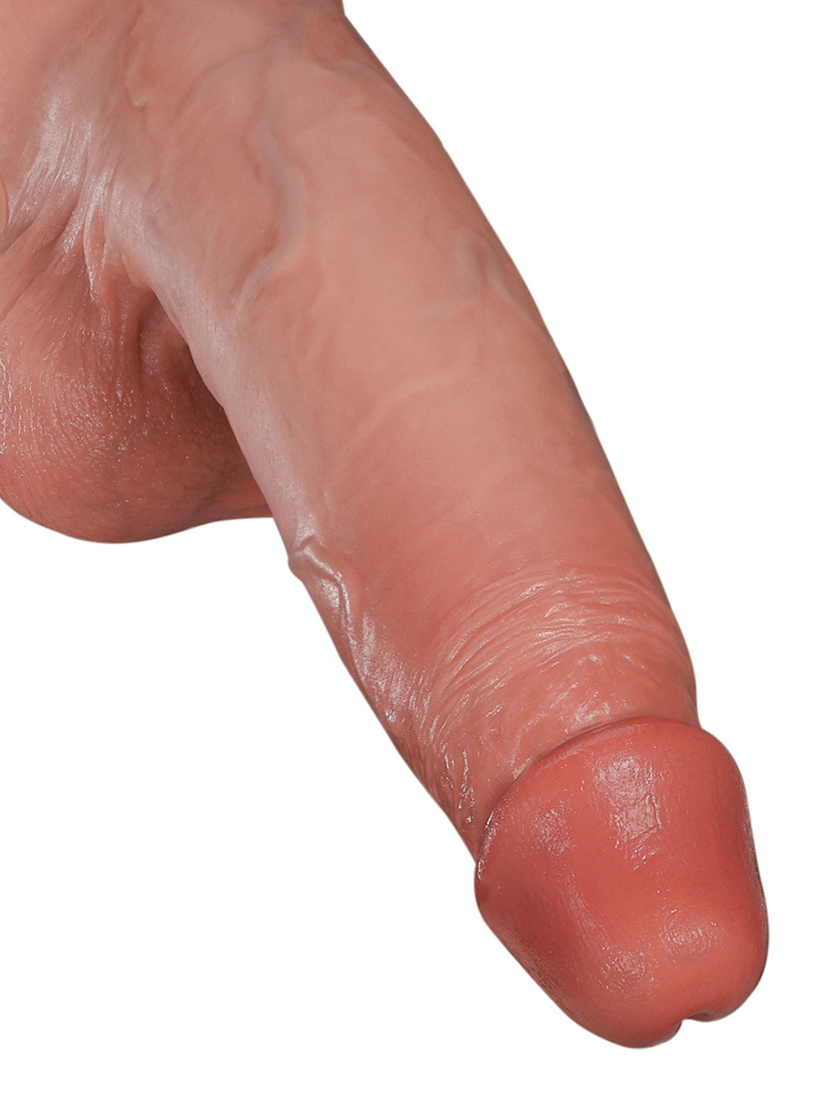 Sem - Realistischer Dildo mit Gleitender Haut und Beweglichen Hoden - 22 cm