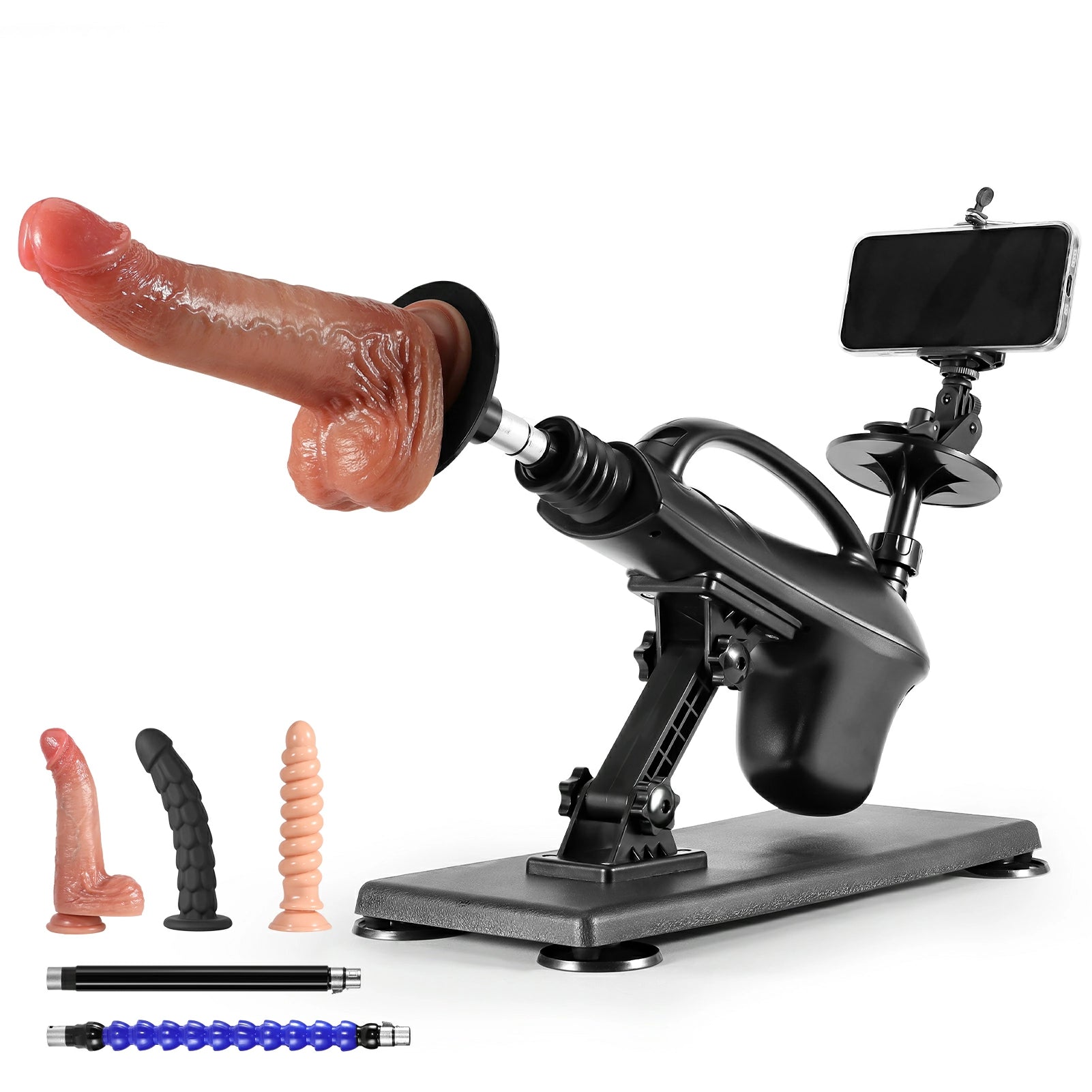 Apex - Sexmaschine-Set mit Umkehrbarer Montage, Tragegriff und 3XLR-Anschluss