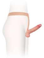 Nathan - Silikon-Strap-On mit stabilem Dildo - Ideal für lesbische Paare & Pegging - 15 cm