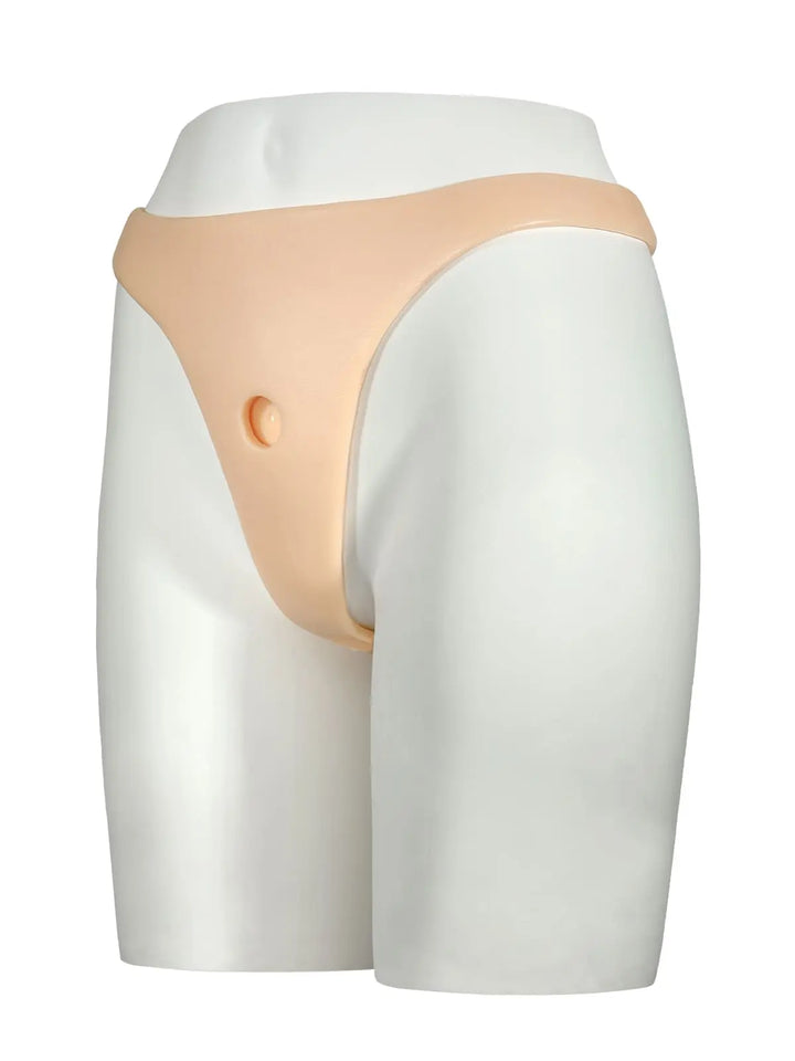 Silikon-Strap-on-Gurt kompatibel mit 10 cm Saugfuß-Dildo (Dildo nicht enthalten)