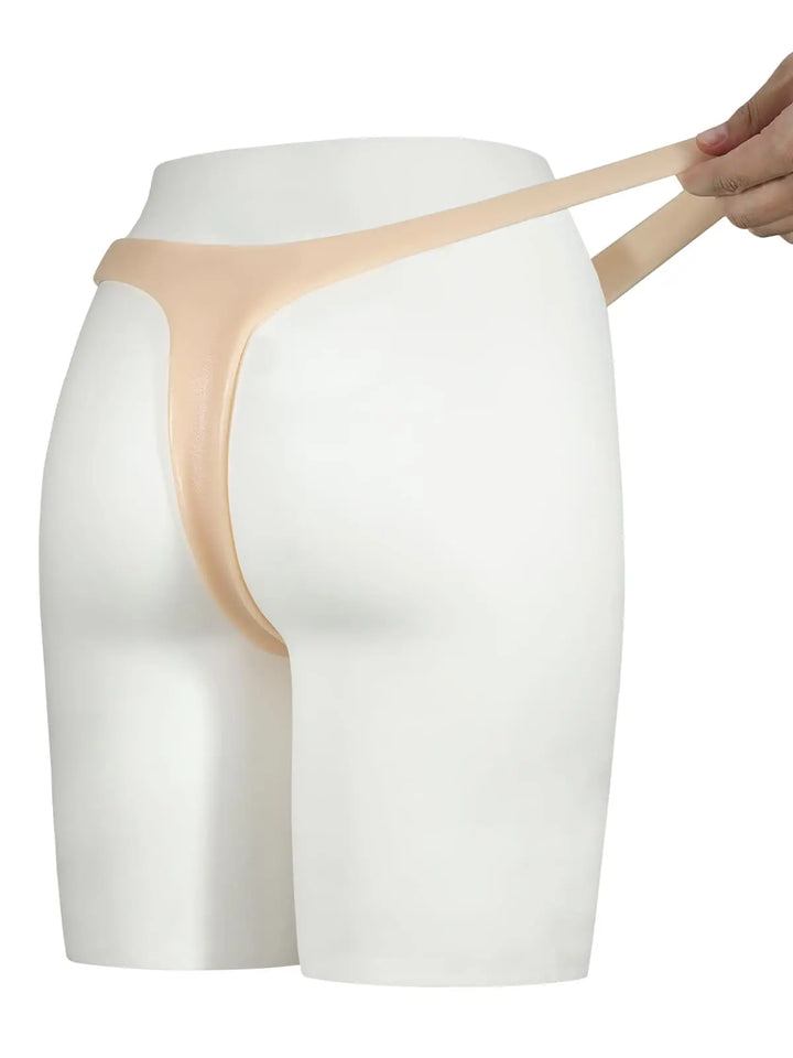 Silikon-Strap-on-Gurt kompatibel mit 10 cm Saugfuß-Dildo (Dildo nicht enthalten)