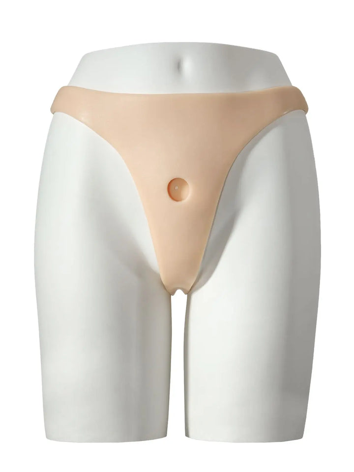 Silikon-Strap-on-Gurt kompatibel mit 10 cm Saugfuß-Dildo (Dildo nicht enthalten)