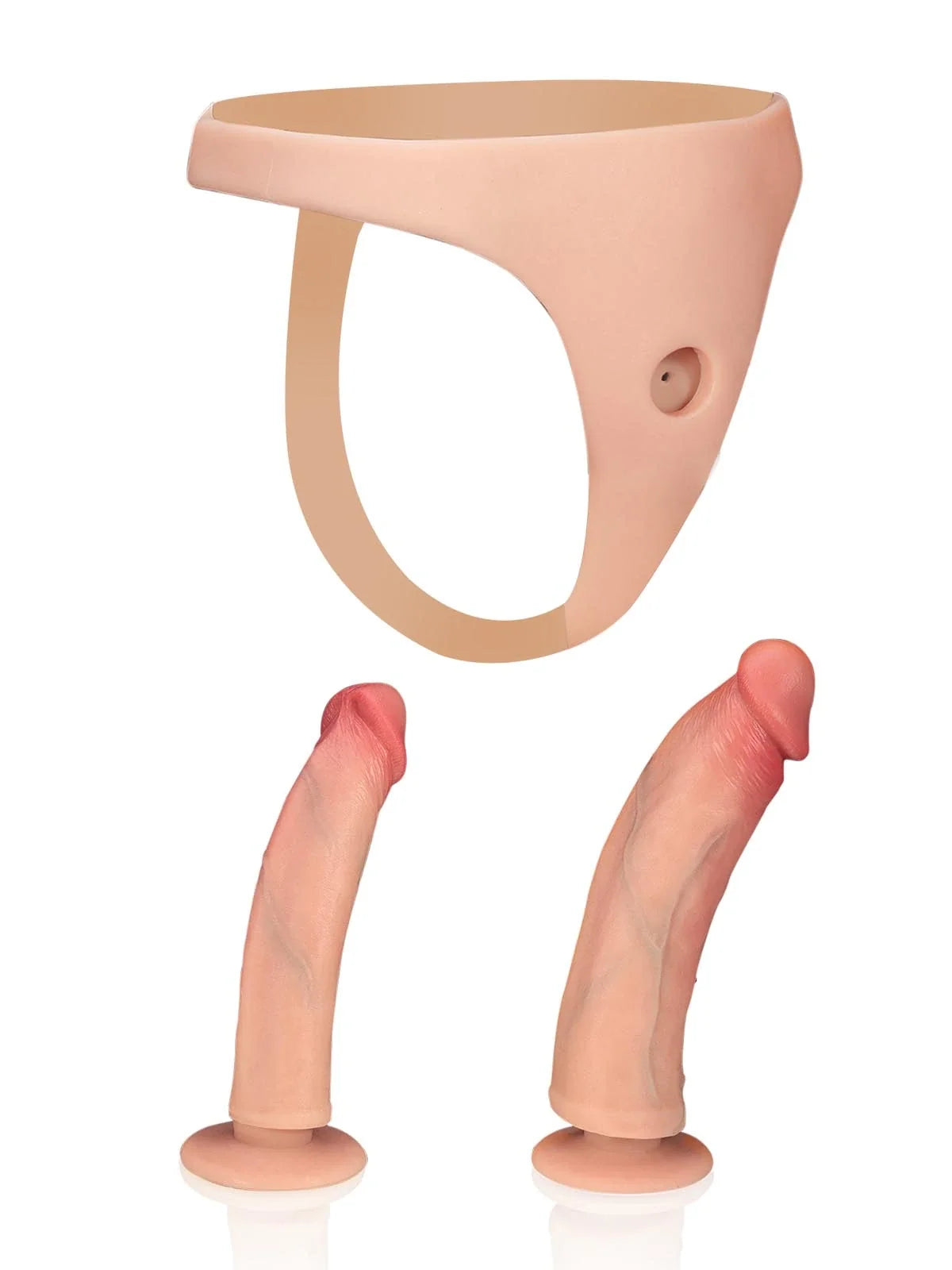 Thalyn - Umschnalldildo mit Austauschbarem Realistischem Dildo - 19,8 cm/21,6 cm