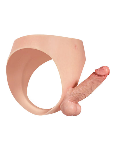 Owen - Tragbarer Silikon-Strap-On mit festem Kern - 15,2 cm