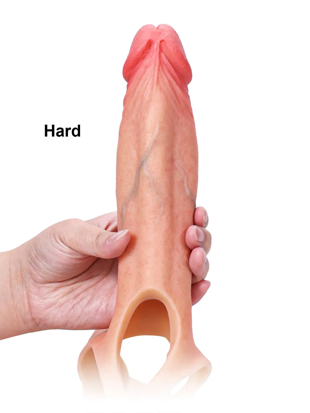 Tristan - Tragbarer, hohler Strap-On-Dildo • ED-Penishülle - 20 cm