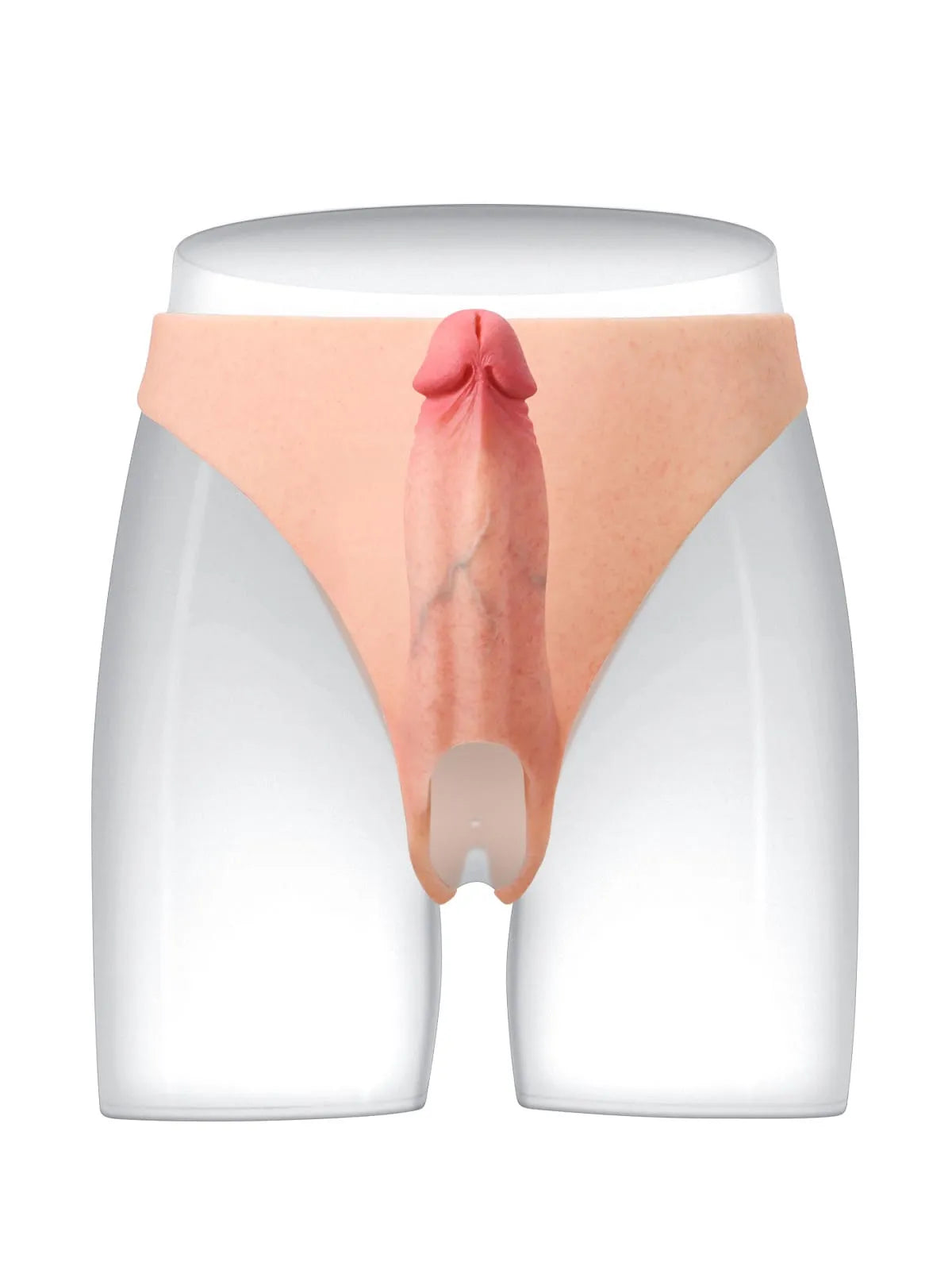 Tristan - Tragbarer, hohler Strap-On-Dildo • ED-Penishülle - 20 cm