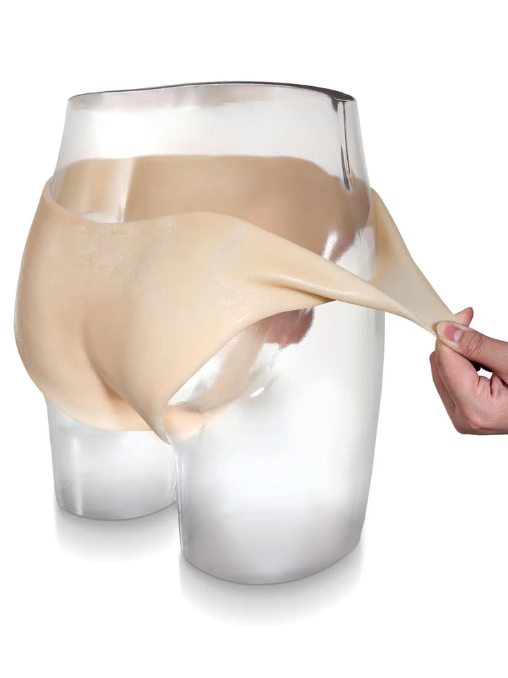Fühlbarer - Massiver Silikon-Strap-On-Dildo, Flexibel & Hautnah