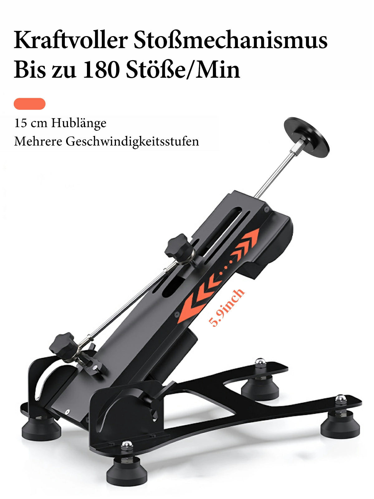 Vortex - Professionelle Sexmaschine mit Variabler Hublänge und Kabelloser Fernbedienung