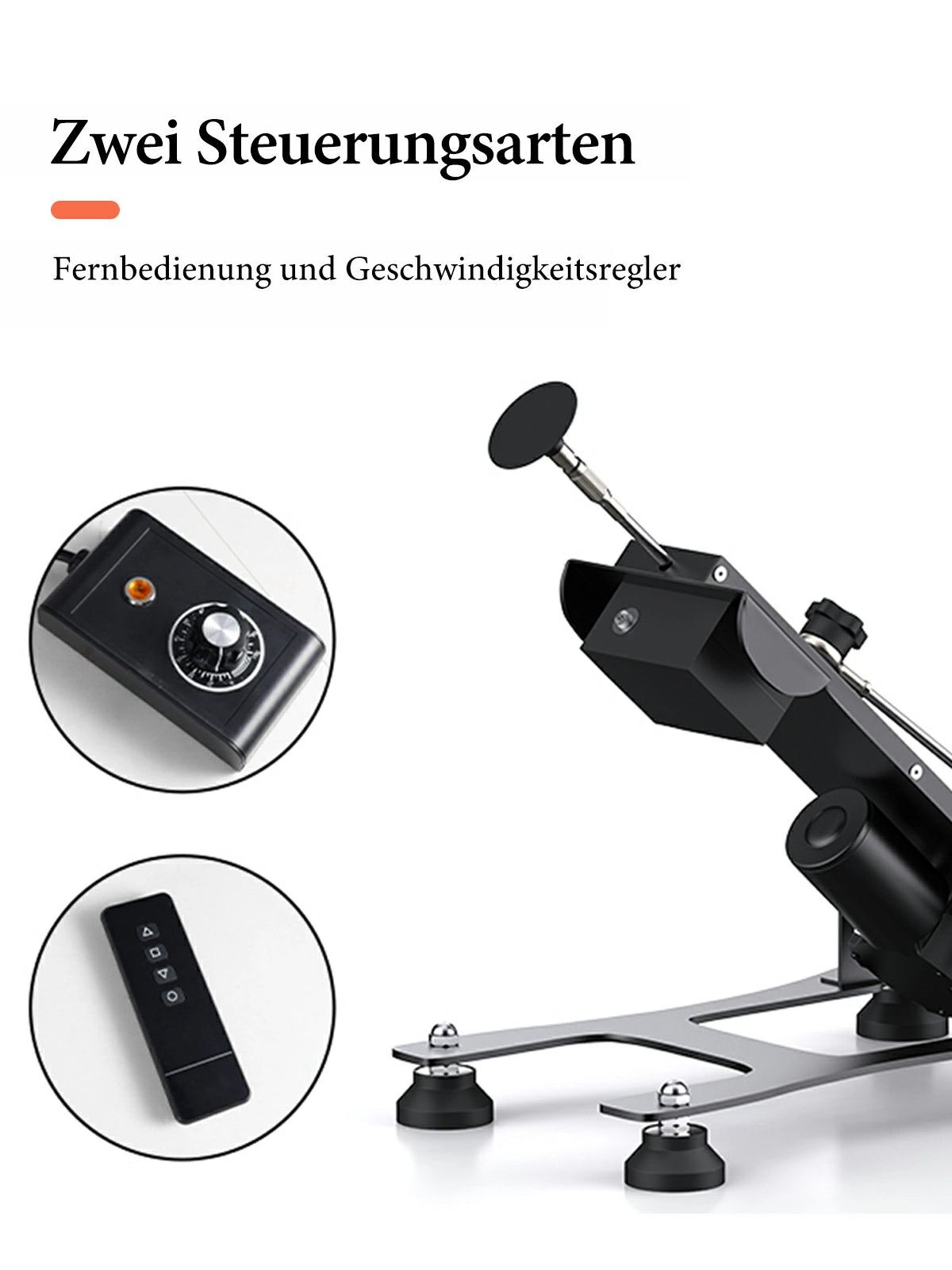 Vortex - Professionelle Sexmaschine mit Variabler Hublänge und Kabelloser Fernbedienung