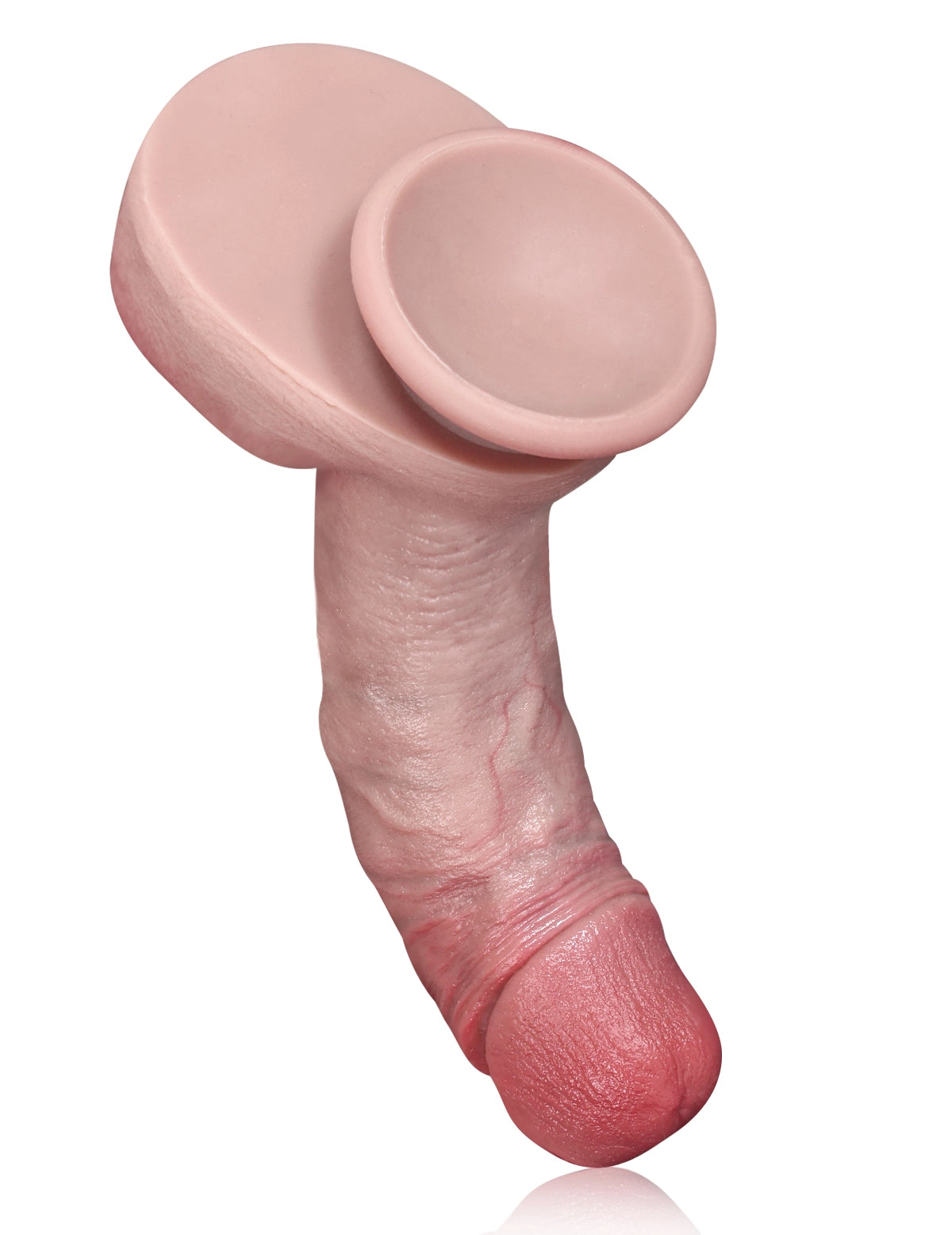 Reece - Realistischer G-Spot-Dildo mit gebogenem Schaft - 19,3 cm