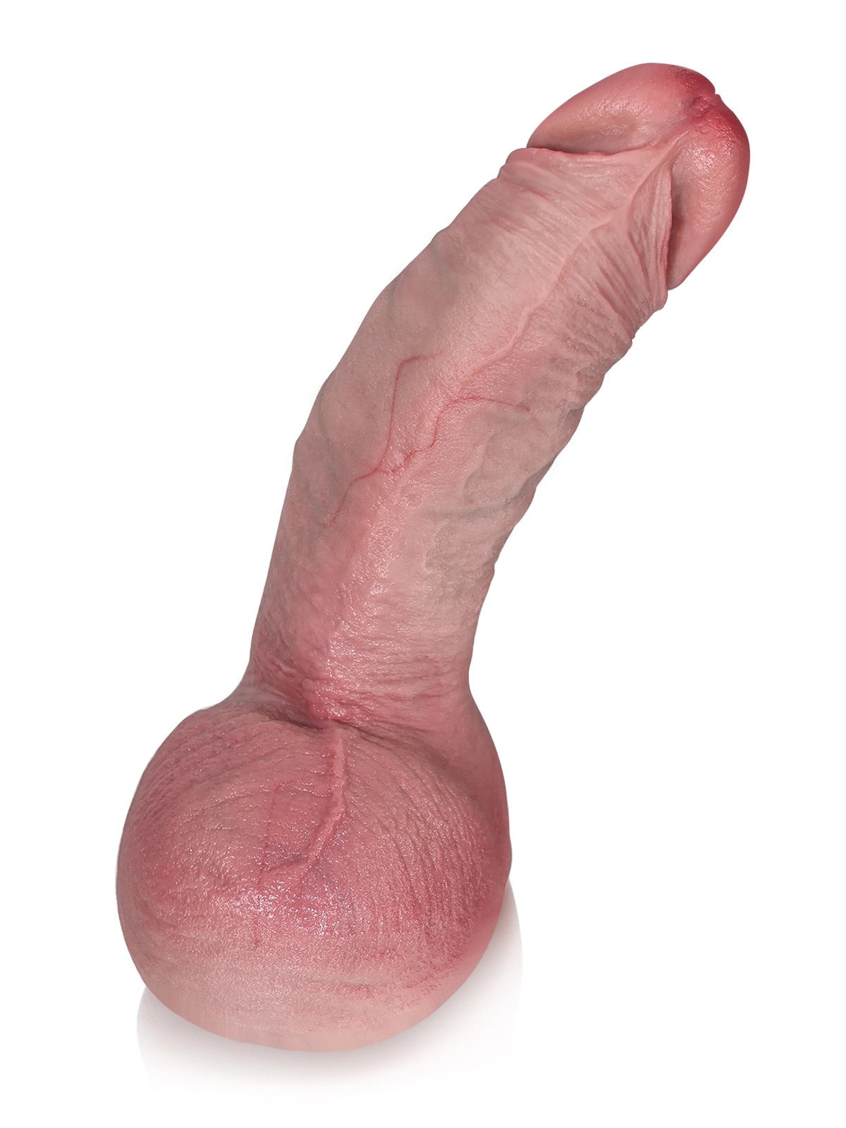 Reece - Realistischer G-Spot-Dildo mit gebogenem Schaft - 19,3 cm