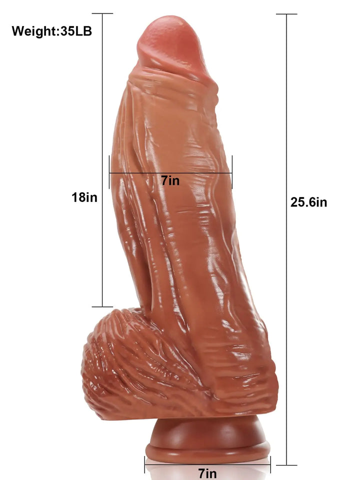 Titan - XXXL Silikon Riesen Dildo -65cm